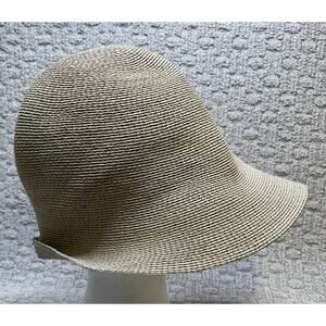 Patricia Underwood Natural Straw Bucket Hat OS Sisal Woven
